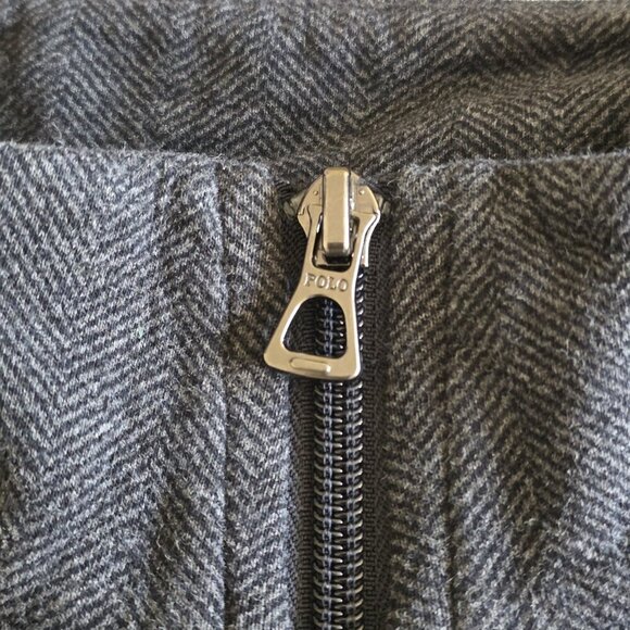 Polo Ralph Lauren Polo Sweater Mens XL Gray LS 1/4 Zip Mock Neck Classic Preppy - Picture 12 of 16